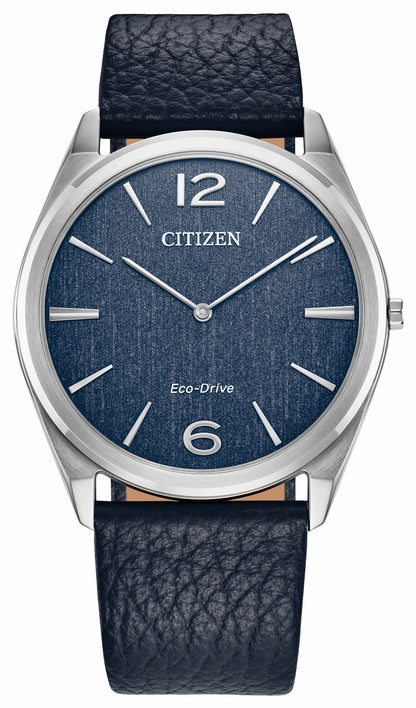 Citizen Suratto Blue Dial Leather Strap AR3120-08L