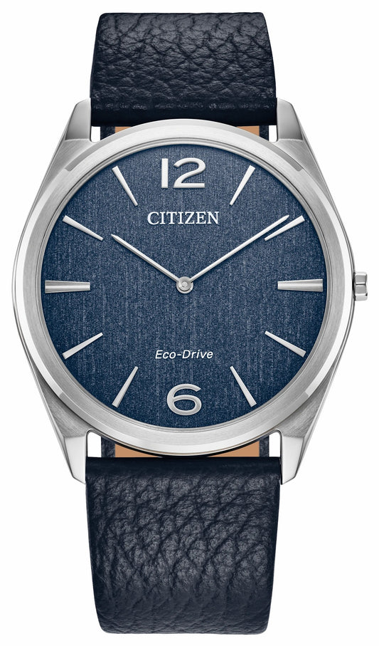 Citizen Suratto Blue Dial Leather Strap AR3120-08L