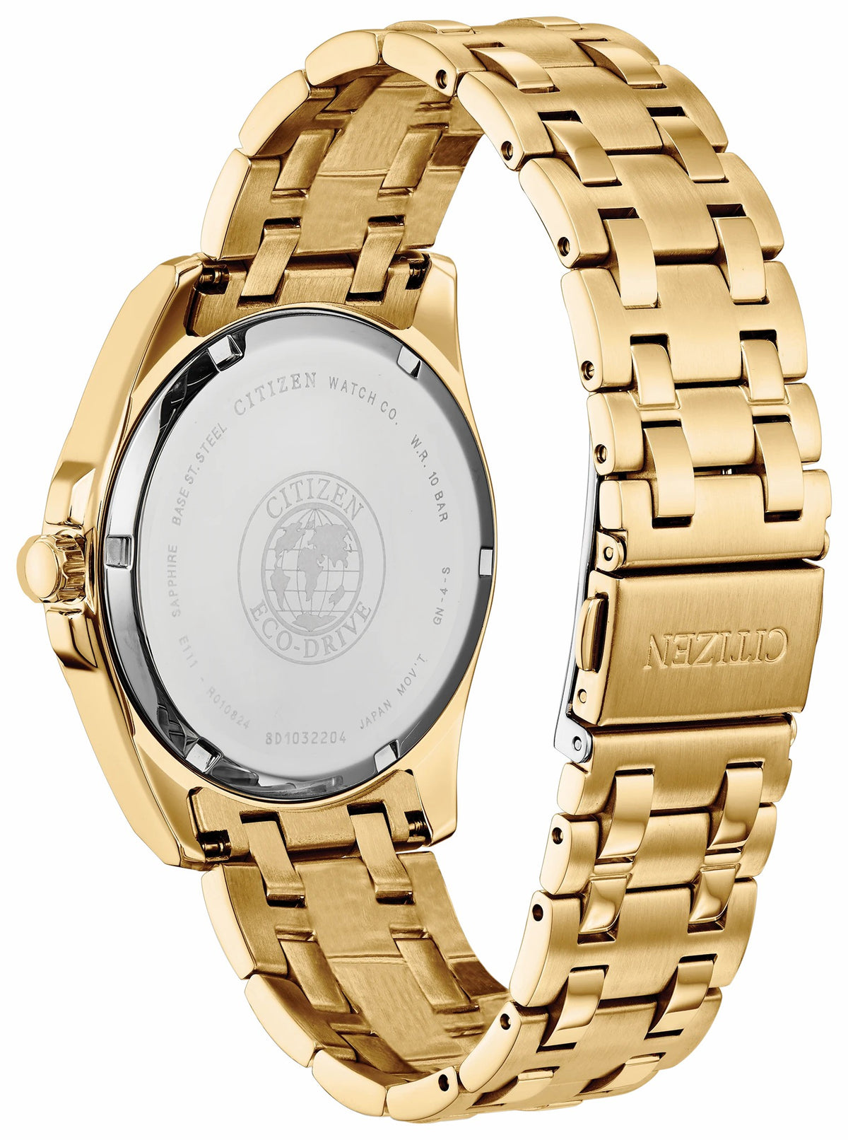 Citizen Citizen Peyten Eco-Drive Blue Dial Gold Stainless Steel Watch