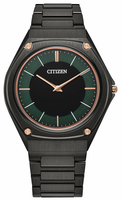 Citizen Eco-Drive One Green Dial Stainless Steel Bracelet AR5065-54W