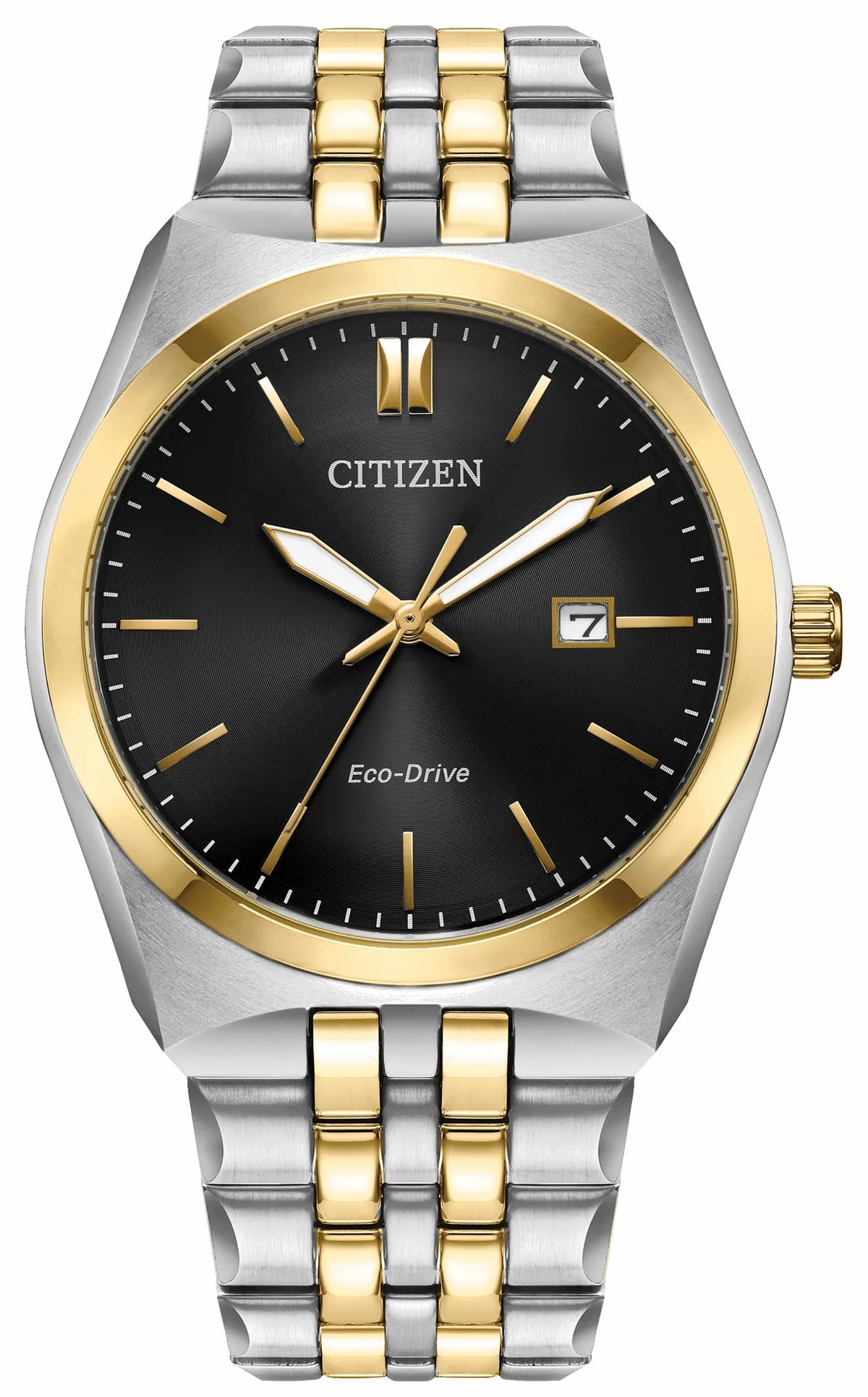 Citizen Corso Black Dial Stainless Steel Bracelet BM7334-58E