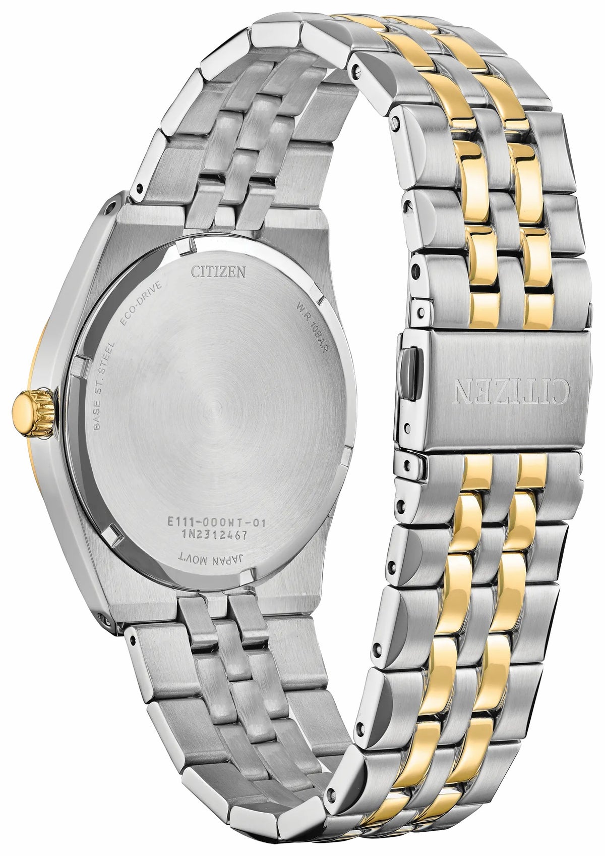 Citizen Corso Black Dial Stainless Steel Bracelet BM7334-58E