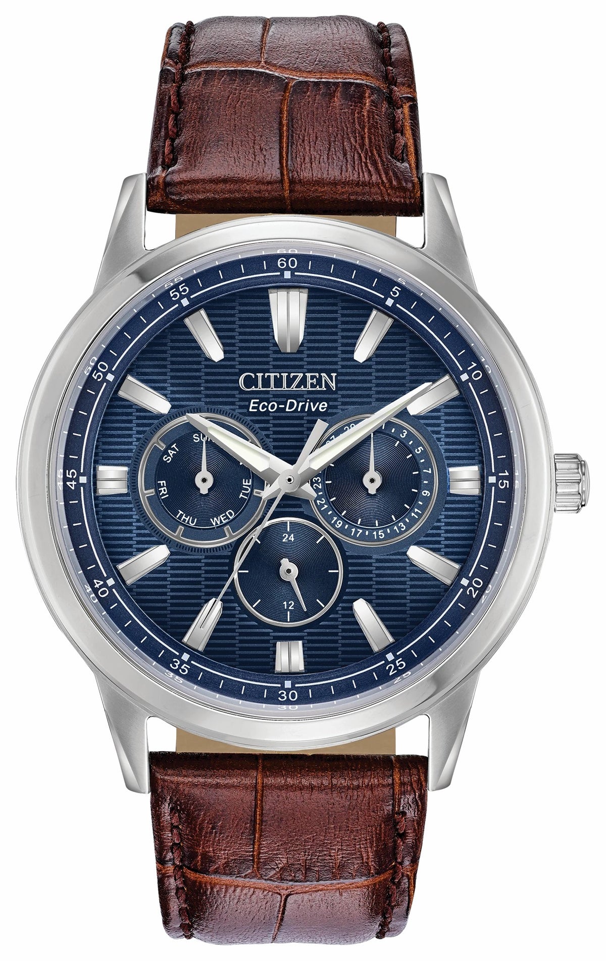 Citizen Corso - Men's Eco-Drive BU2070-12L Leather Strap Watch