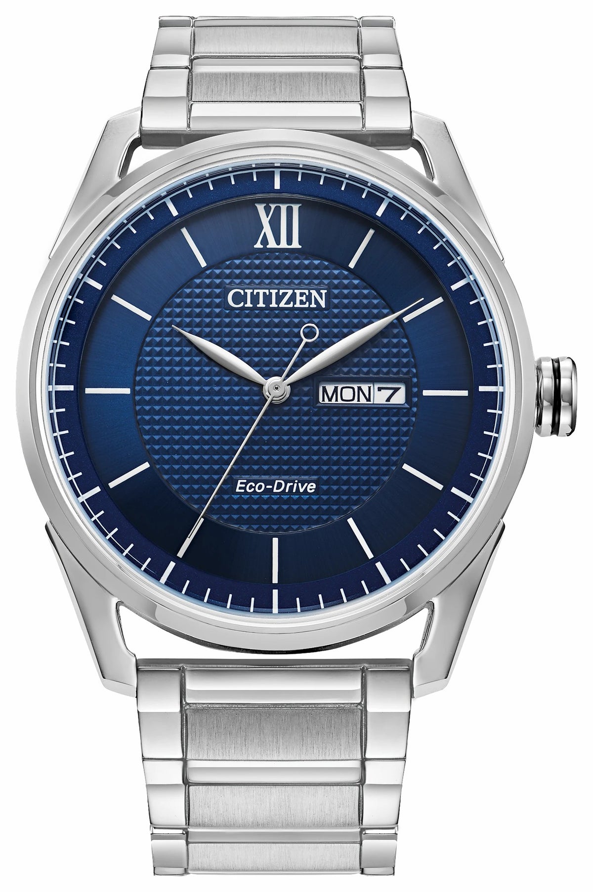 Citizen Classic Blue Dial Stainless Steel Bracelet AW0081-54L