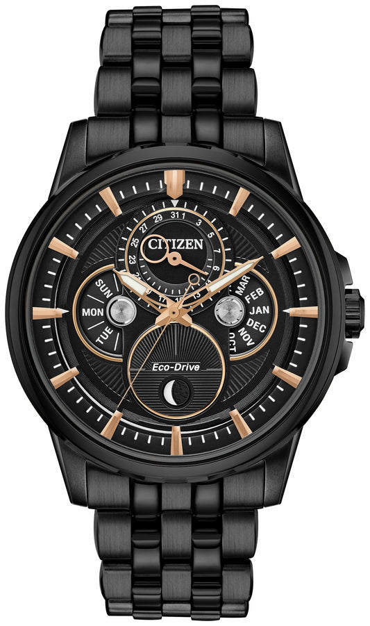 Citizen Citizen Calendrier Moonphase Men's Eco-Drive Black Watch