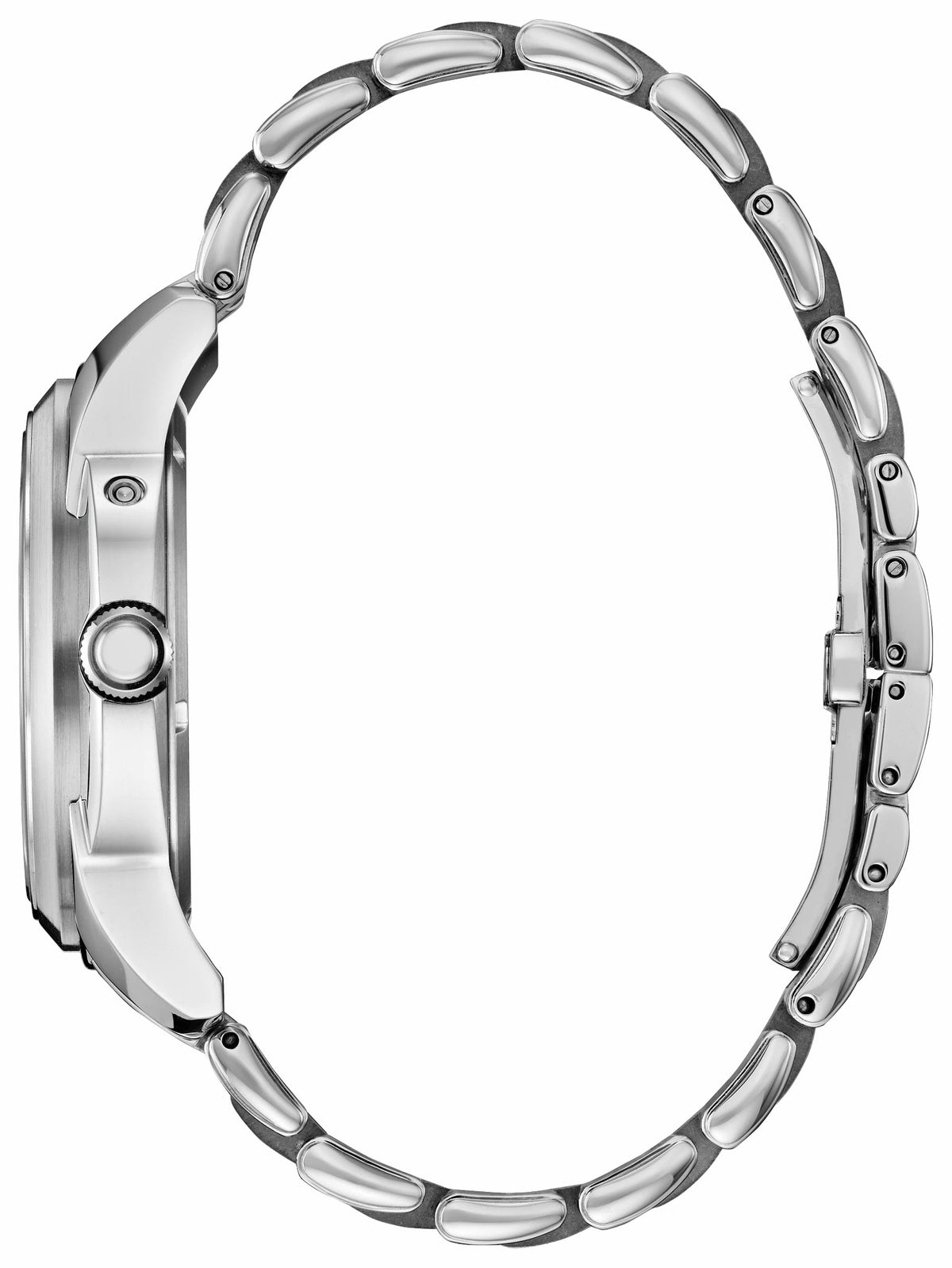 Citizen Calendrier Salmon Dial Stainless Steel Bracelet BU0080-52X