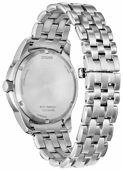 Citizen Calendrier Blue Dial Stainless Steel Bracelet BU0088-51H
