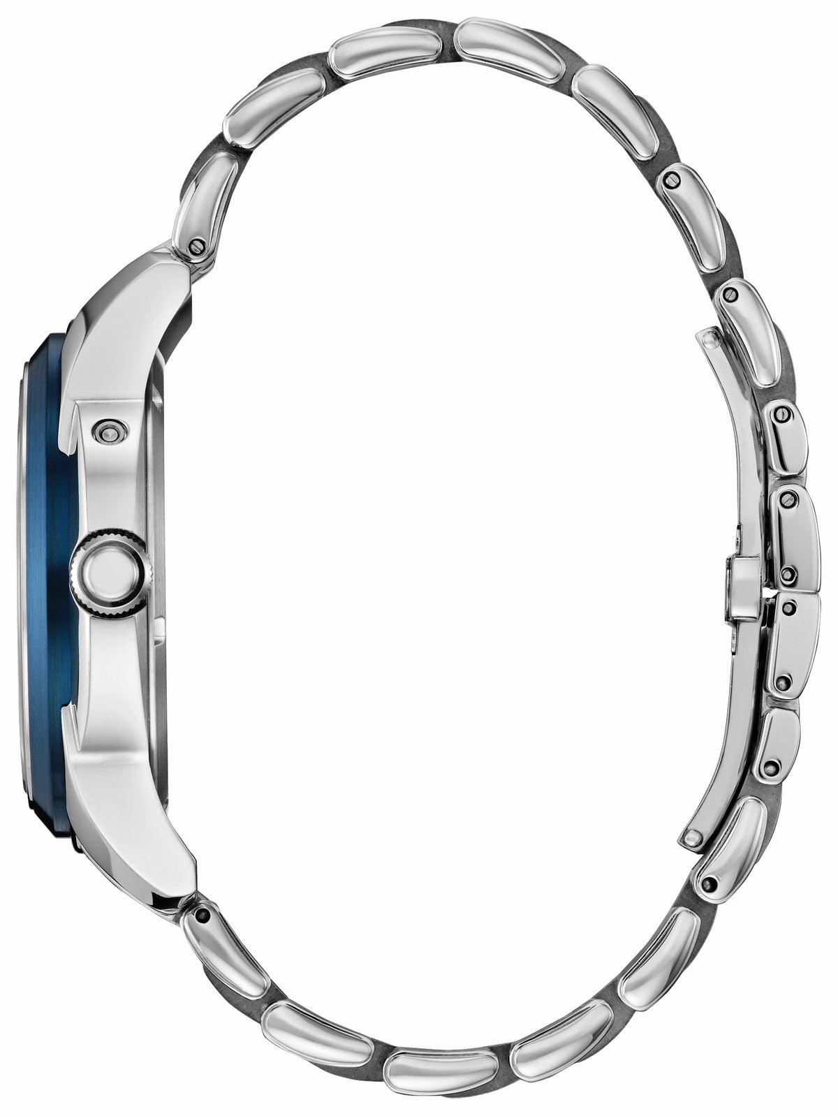 Citizen Calendrier Blue Dial Stainless Steel Bracelet BU0088-51H