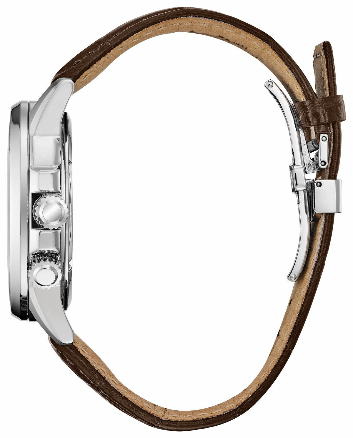 Citizen Calendrier - Men's Eco-Drive BU2020-29X Brown Leather Watch