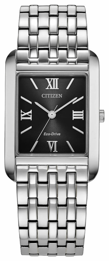 Citizen Addysen Black Dial Stainless Steel Bracelet BJ6570-50E