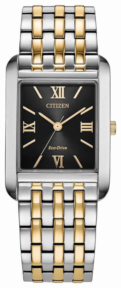 Citizen Addysen Black Dial Stainless Steel Bracelet BJ6574-59E