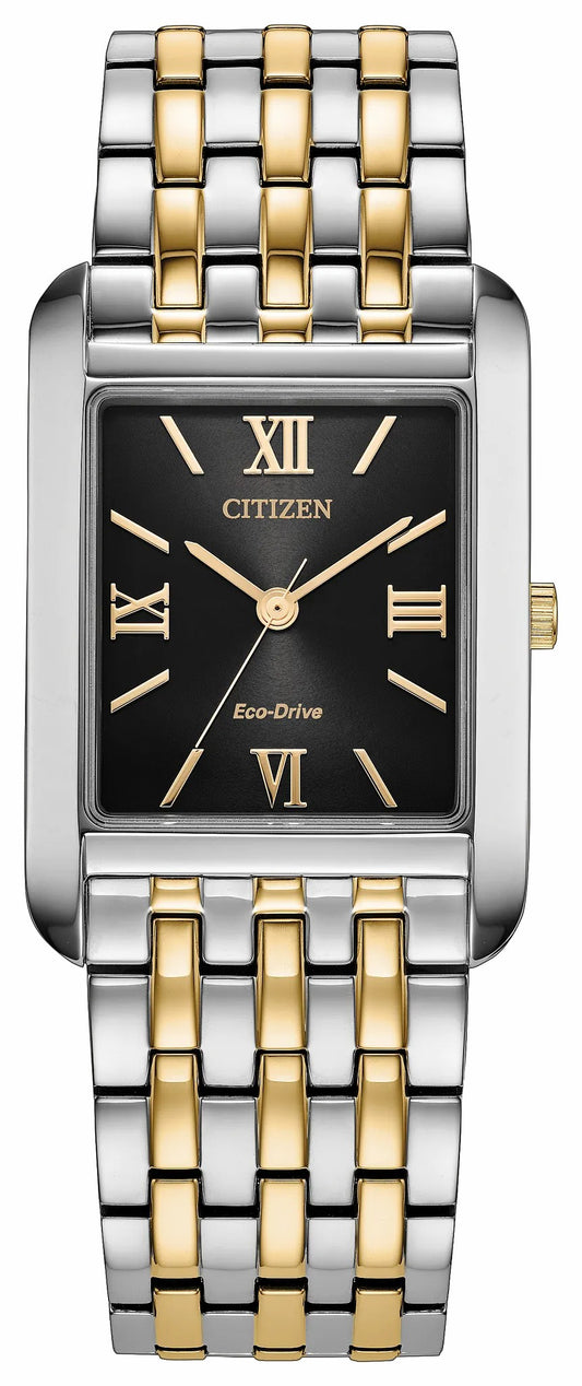 Citizen Addysen Black Dial Stainless Steel Bracelet BJ6574-59E