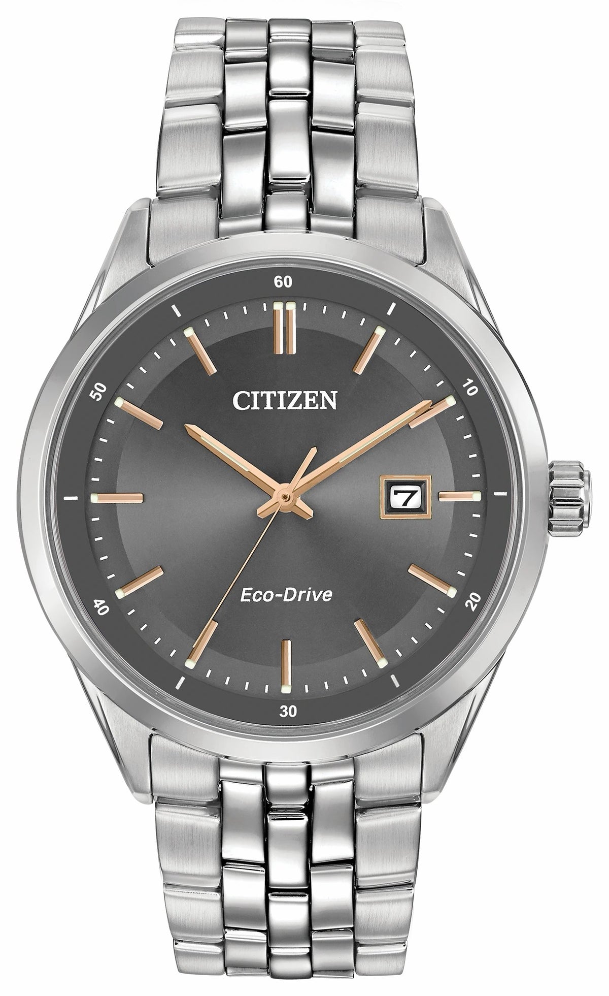 Citizen Corso - Men's Eco-Drive BM7251-53H Silver Gray Dial Watch
