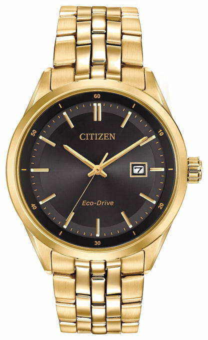 Citizen Corso - Men's Eco-Drive BM7252-51E Gold Tone Steel Watch