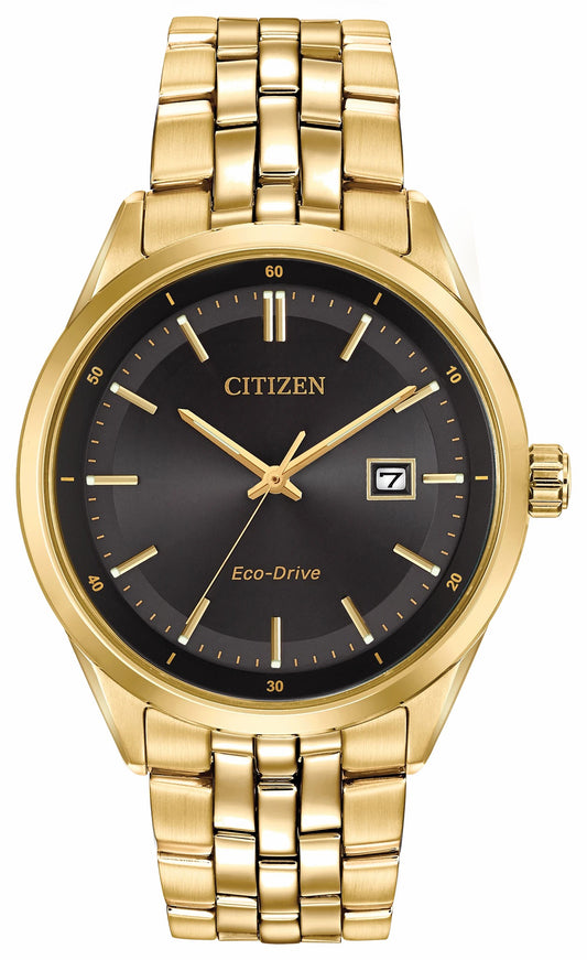Citizen Corso - Men's Eco-Drive BM7252-51E Gold Tone Steel Watch