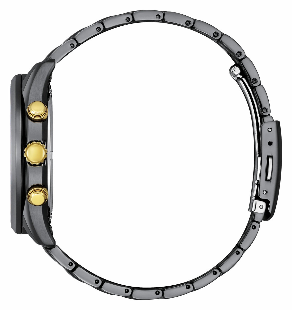 Citizen Classic LIGHT in BLACK Black Dial Stainless Steel Bracelet AT2576-68E