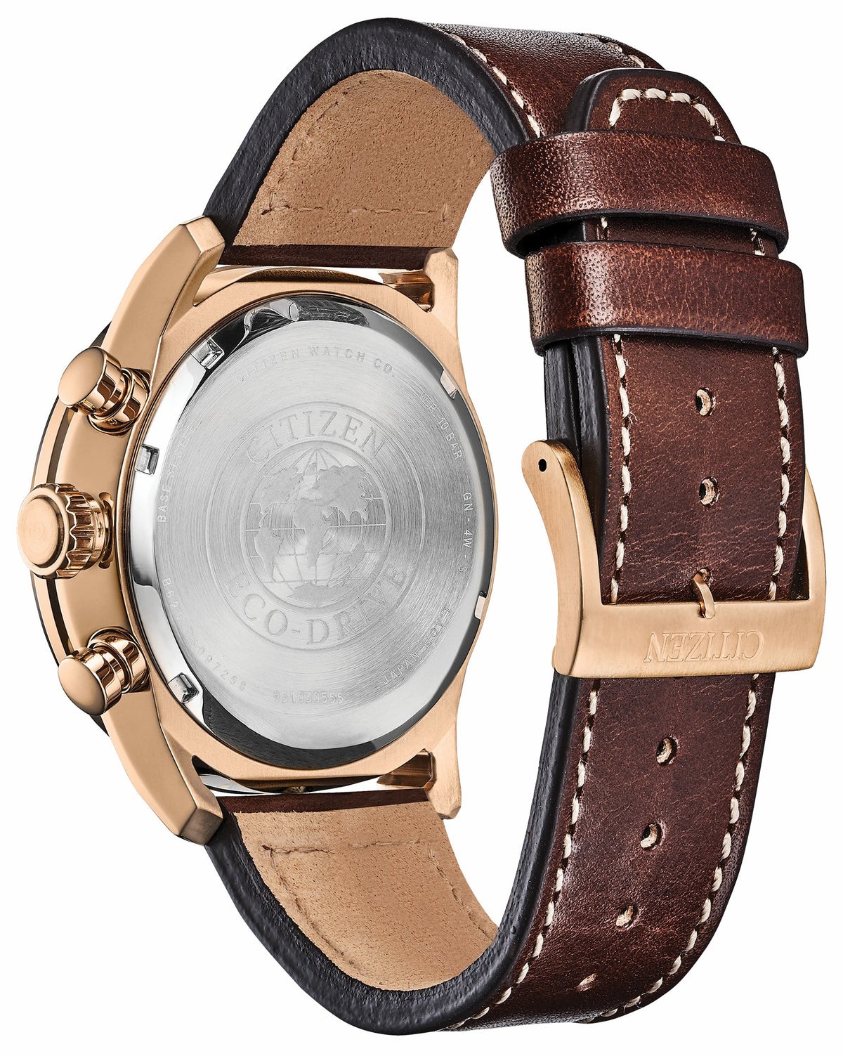 Citizen Citizen Avion Eco-Drive Rose Gold Blue Dial Watch