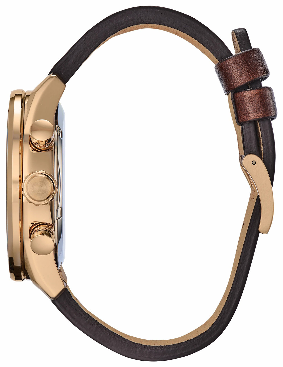 Citizen Citizen Avion Eco-Drive Rose Gold Blue Dial Watch