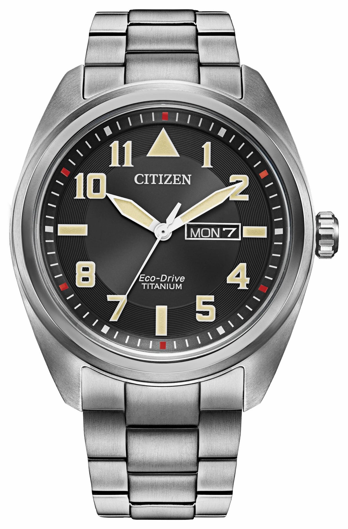 Citizen Garrison Black Dial Super Titanium Bracelet BM8560-53E