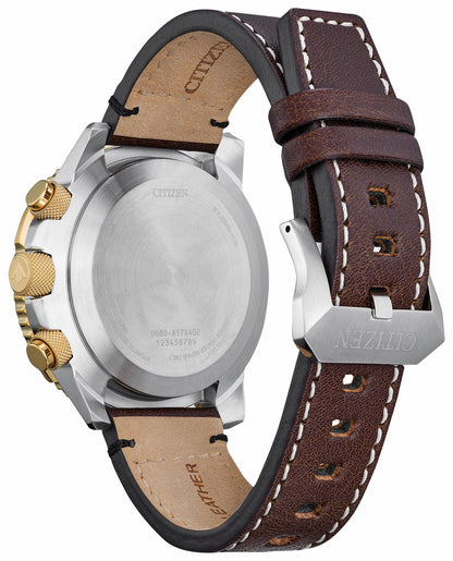 Citizen Promaster Skyhawk A-T Gray Dial Leather Strap JY8084-09H