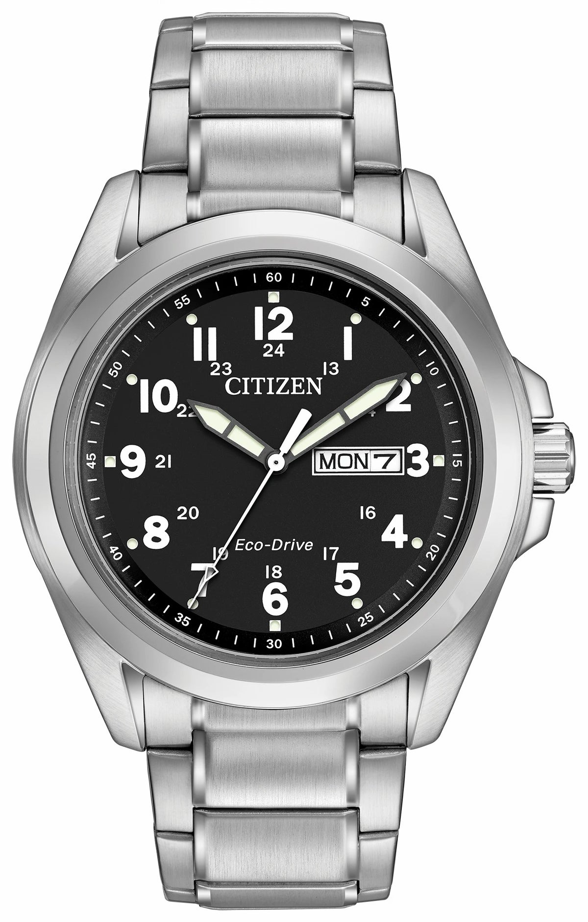 Citizen Garrison-Men's Eco-Drive AW0050-82E Steel Sports Watch
