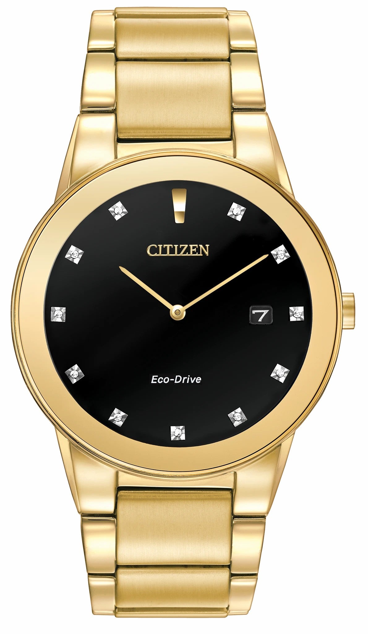 Citizen Axiom - Men's Eco-Drive AU1062-56G 11 Diamond Dial Watch
