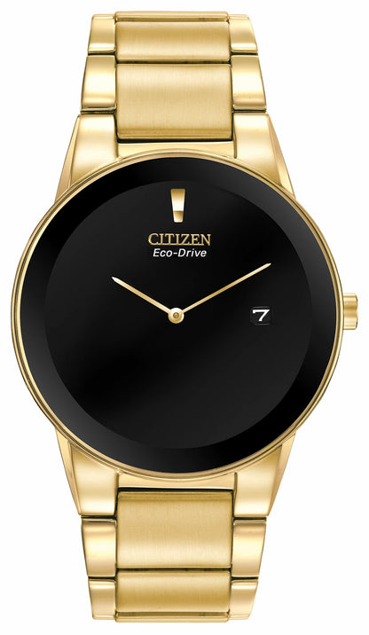 Citizen Axiom - Men's Eco-Drive AU1062-56E Black Blank Face Watch