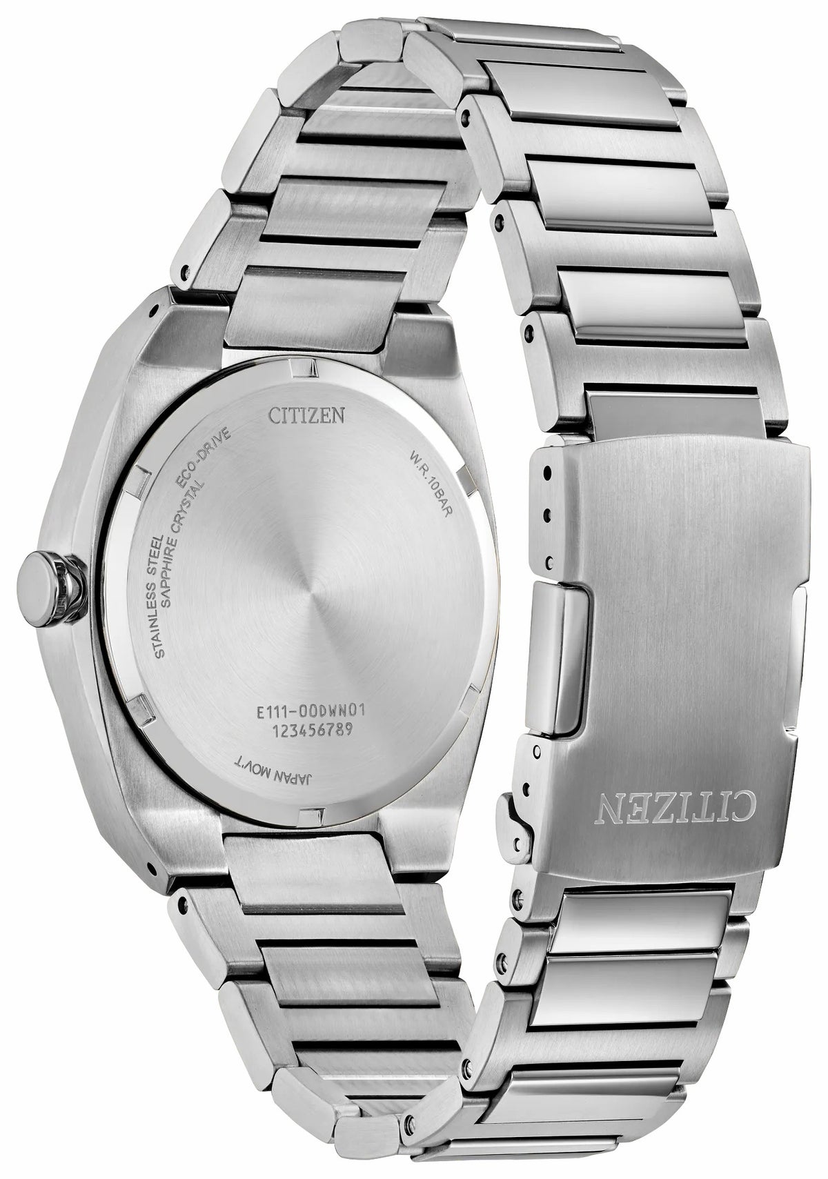 Citizen Sport Luxury Black Dial Stainless Steel Bracelet BM7660-54E