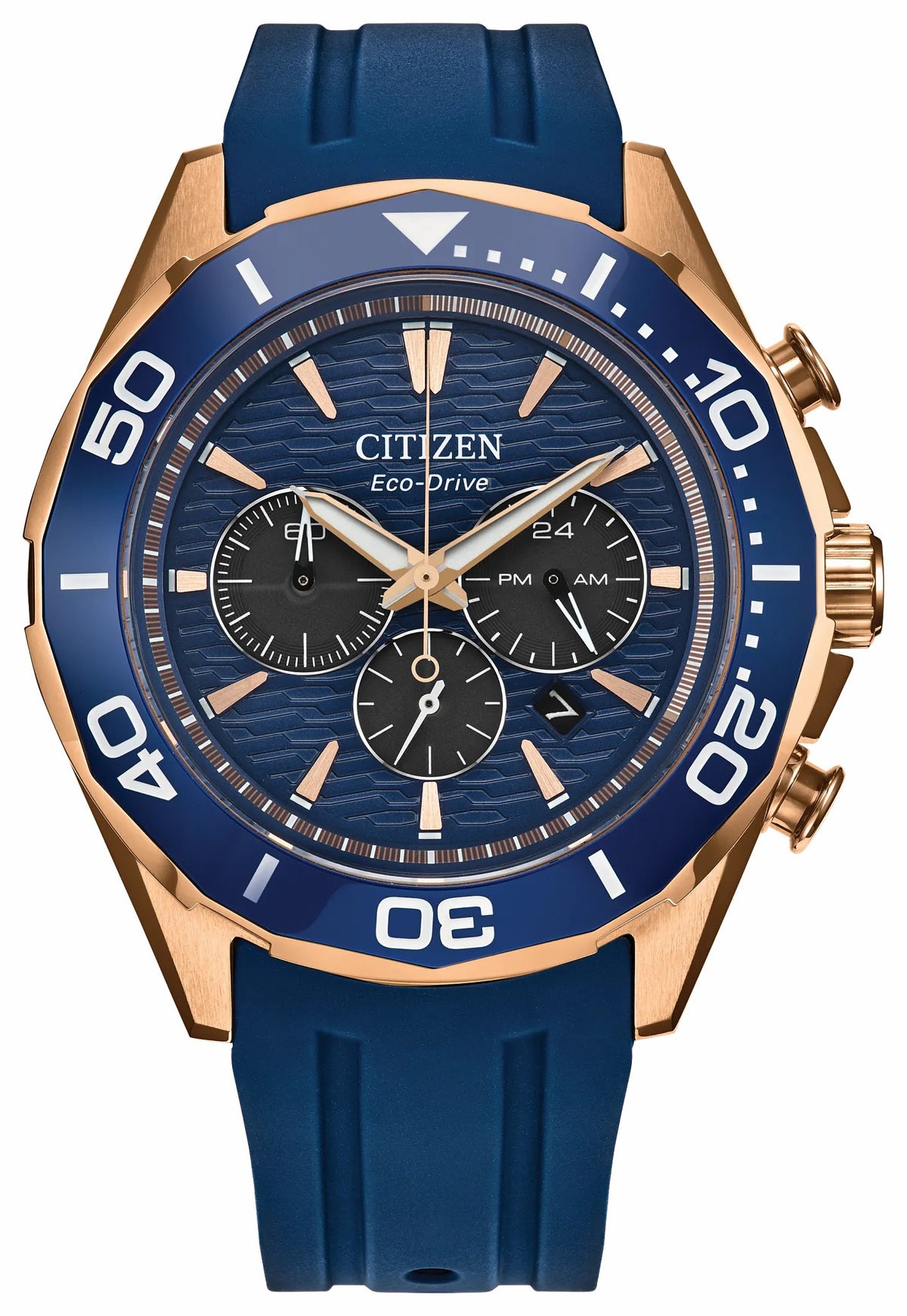 Citizen Endeavor Chrono Blue Dial Polyurethane Strap CA4733-00L