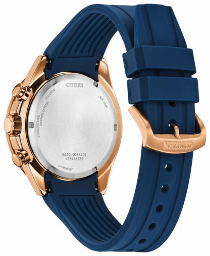 Citizen Endeavor Chrono Blue Dial Polyurethane Strap CA4733-00L