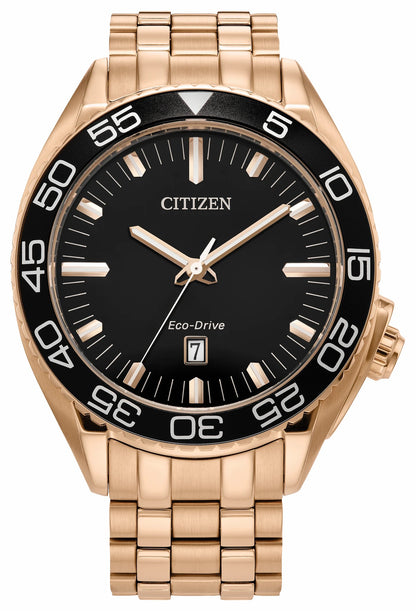 Citizen Carson Black Dial Stainless Steel Bracelet AW1773-55E