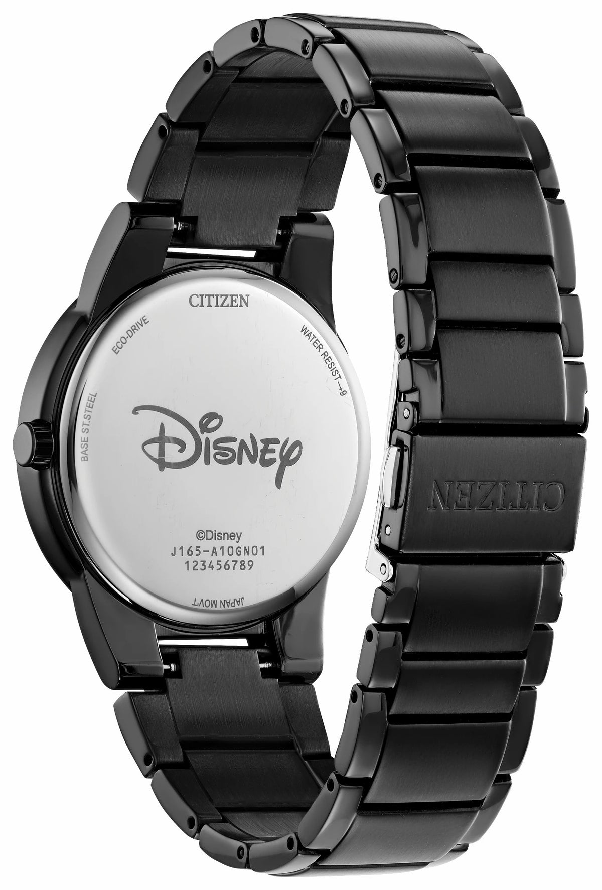 Citizen Mickey Fiesta Black Dial Stainless Steel Bracelet AU1095-57W