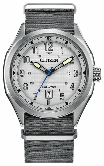 Citizen Terra Force Gray Dial Nylon Strap AW1890-01A