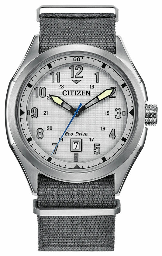 Citizen Terra Force Gray Dial Nylon Strap AW1890-01A