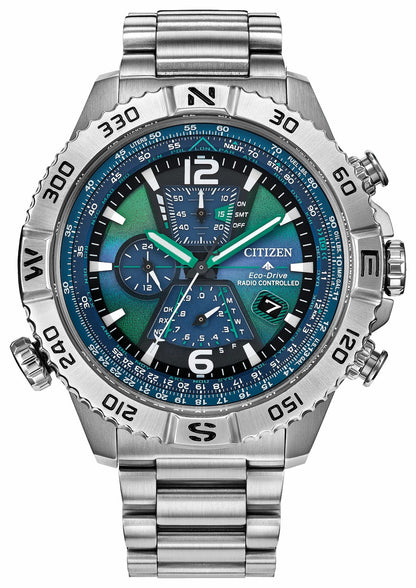 Citizen Promaster Navihawk A-T Blue Dial Stainless Steel Bracelet AT8220-55W