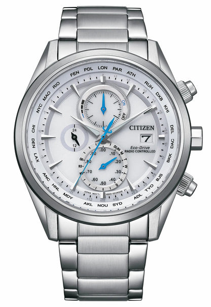 Citizen Sport Luxury White Dial Stainless Steel Bracelet AT8260-85A