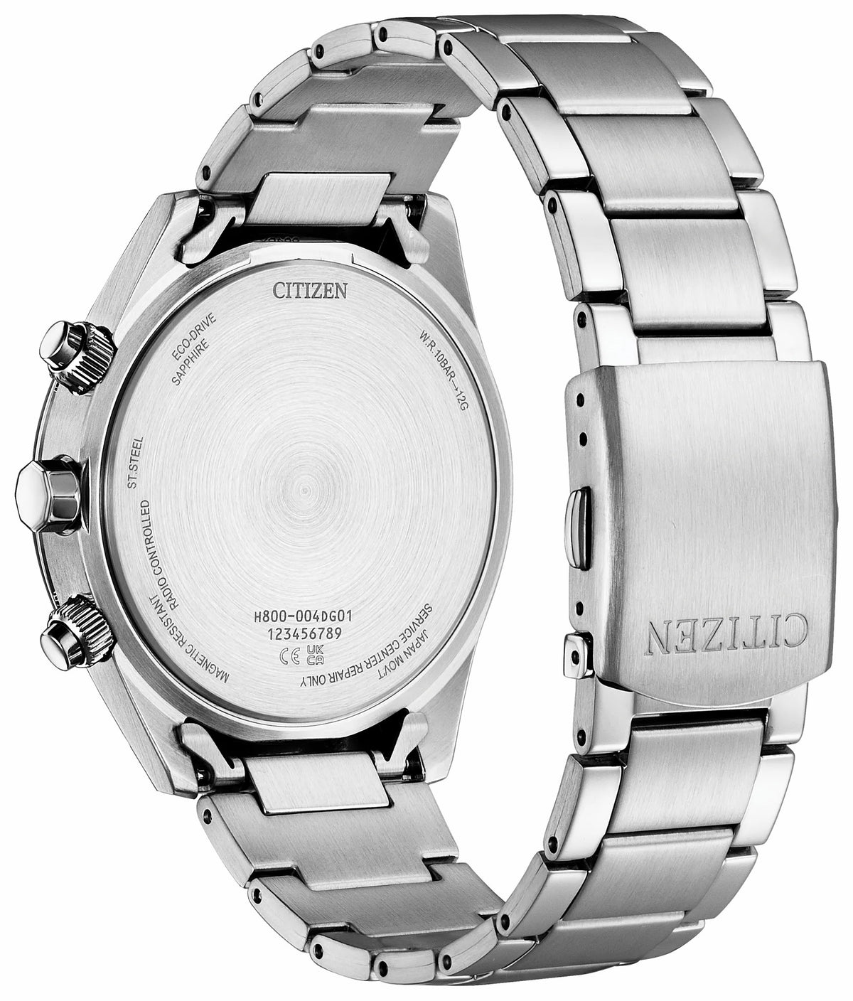 Citizen Sport Luxury Blue Dial Stainless Steel Bracelet AT8260-85L