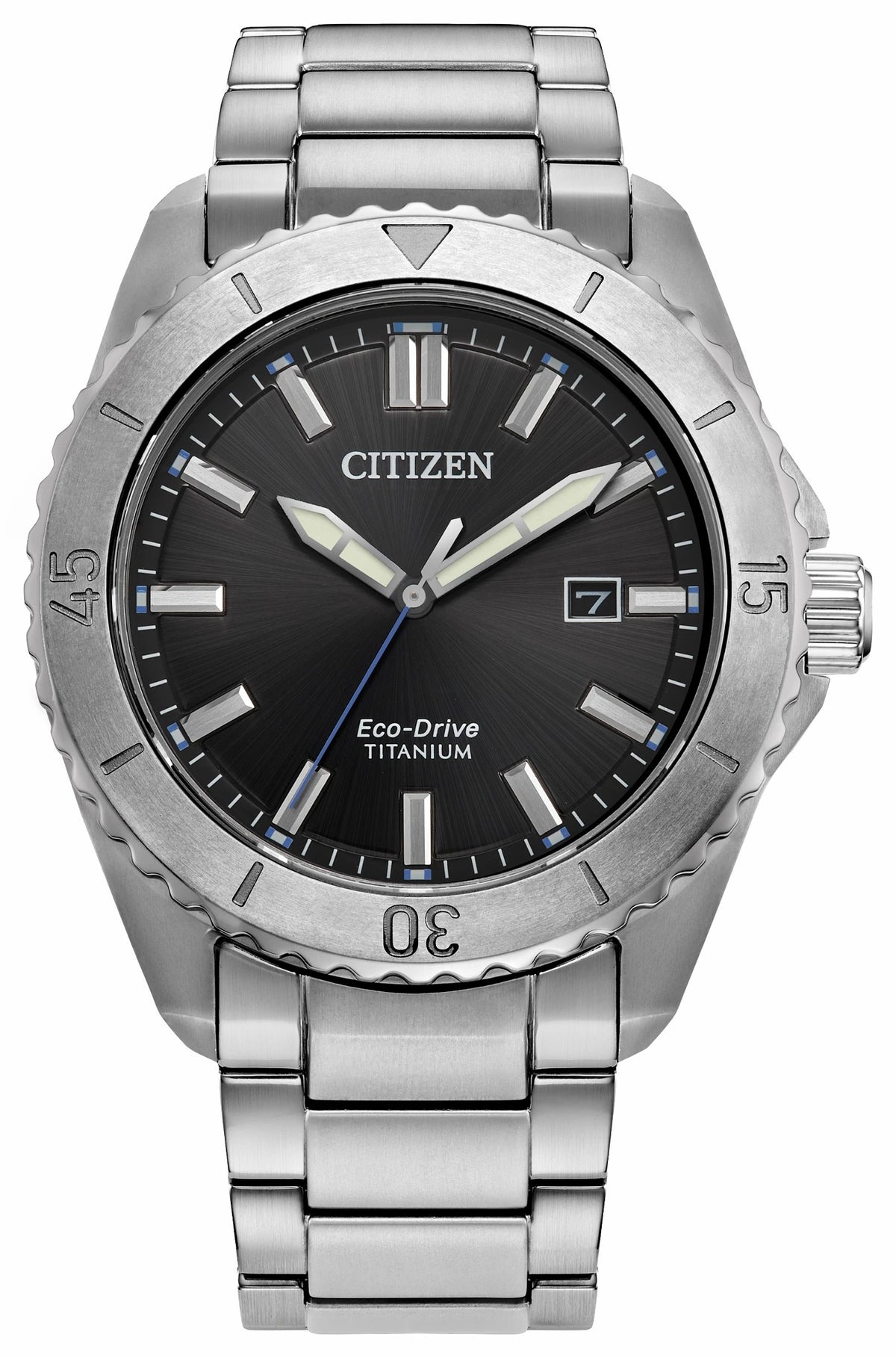 Citizen Brycen Black Dial Super Titanium Bracelet AW1840-50E