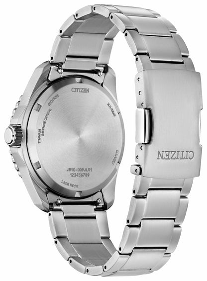 Citizen Brycen Black Dial Super Titanium Bracelet AW1840-50E