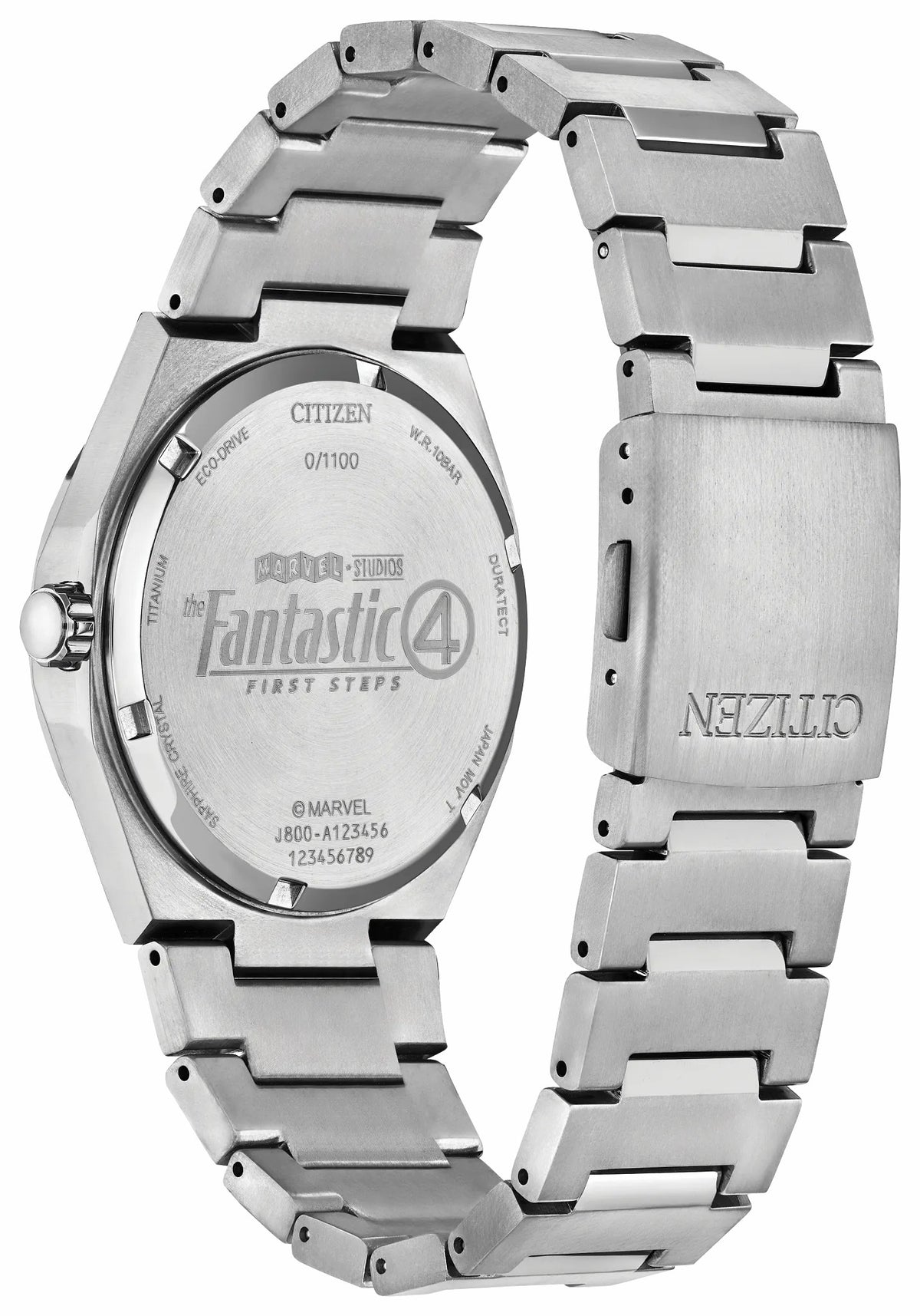 Citizen The Fantastic 4: First Steps Blue Dial Super Titanium Bracelet AW0131-66W