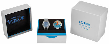 Citizen The Fantastic 4: First Steps Blue Dial Super Titanium Bracelet AW0131-66W