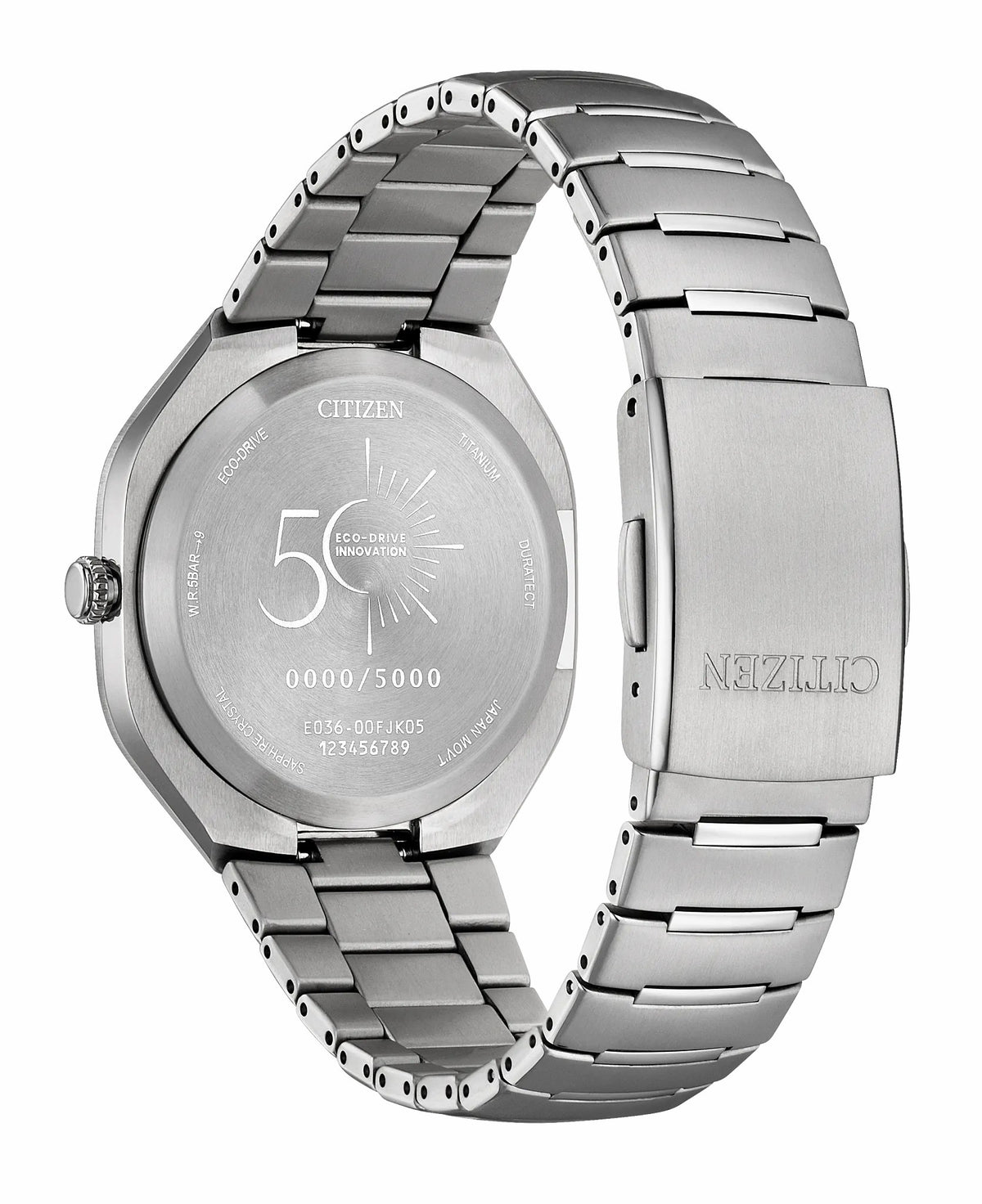 Citizen Eco-Drive PHOTON Black Dial Super Titanium Bracelet BJ6560-53W