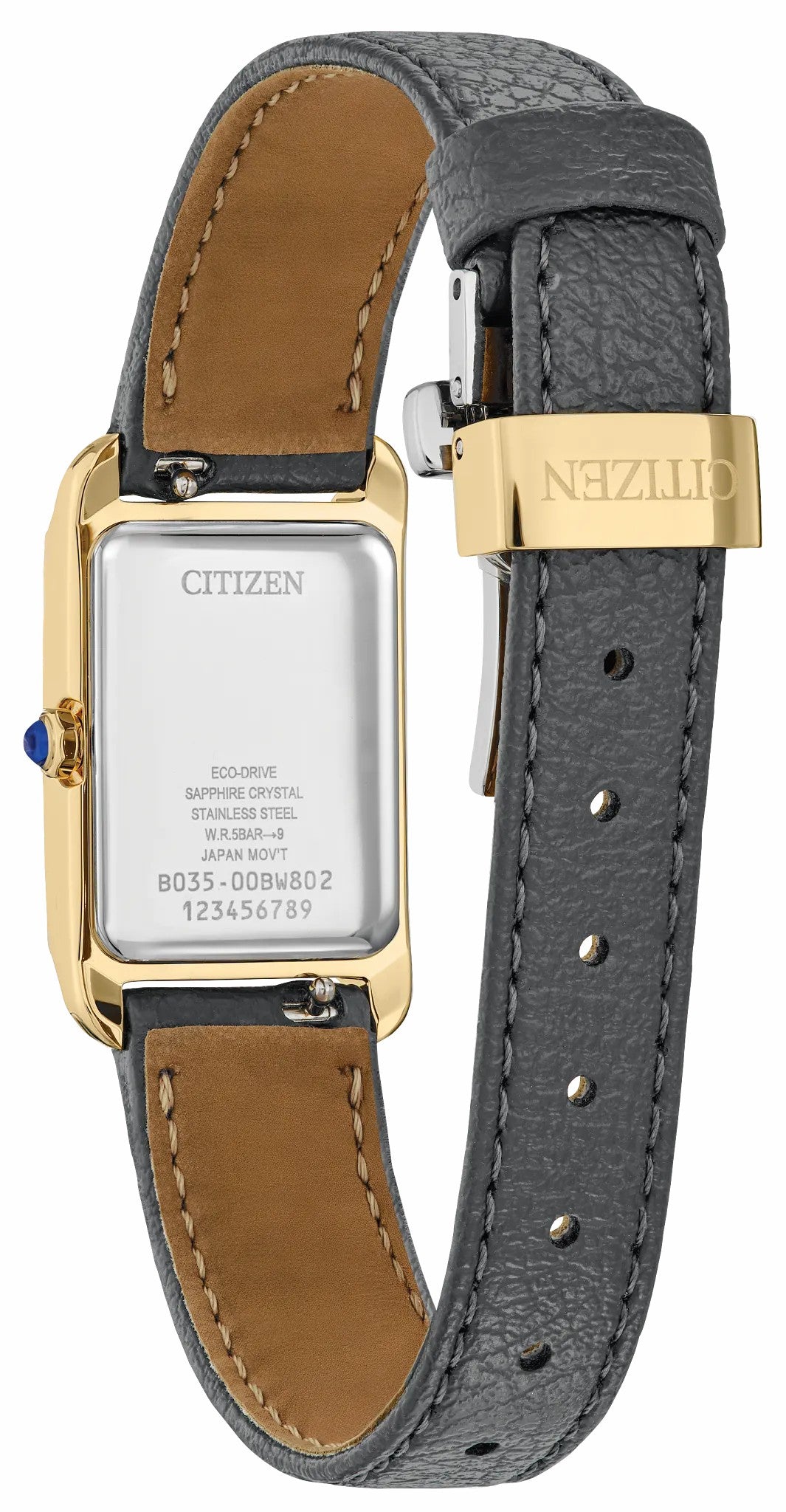 Citizen Citizen L Bianca Gold-Tone Dial Apple Leather Strap EW5622-09P