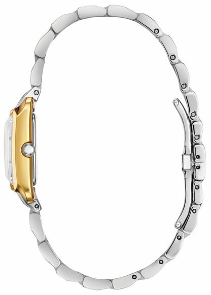 Citizen Citizen L Ladies Eco-Drive Gold White Dial Stainless Steel Watch