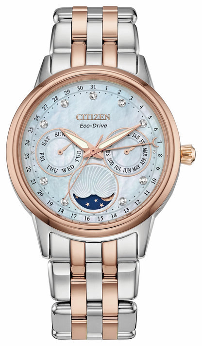 Citizen Calendrier White Dial Stainless Steel Bracelet FD0006-56D