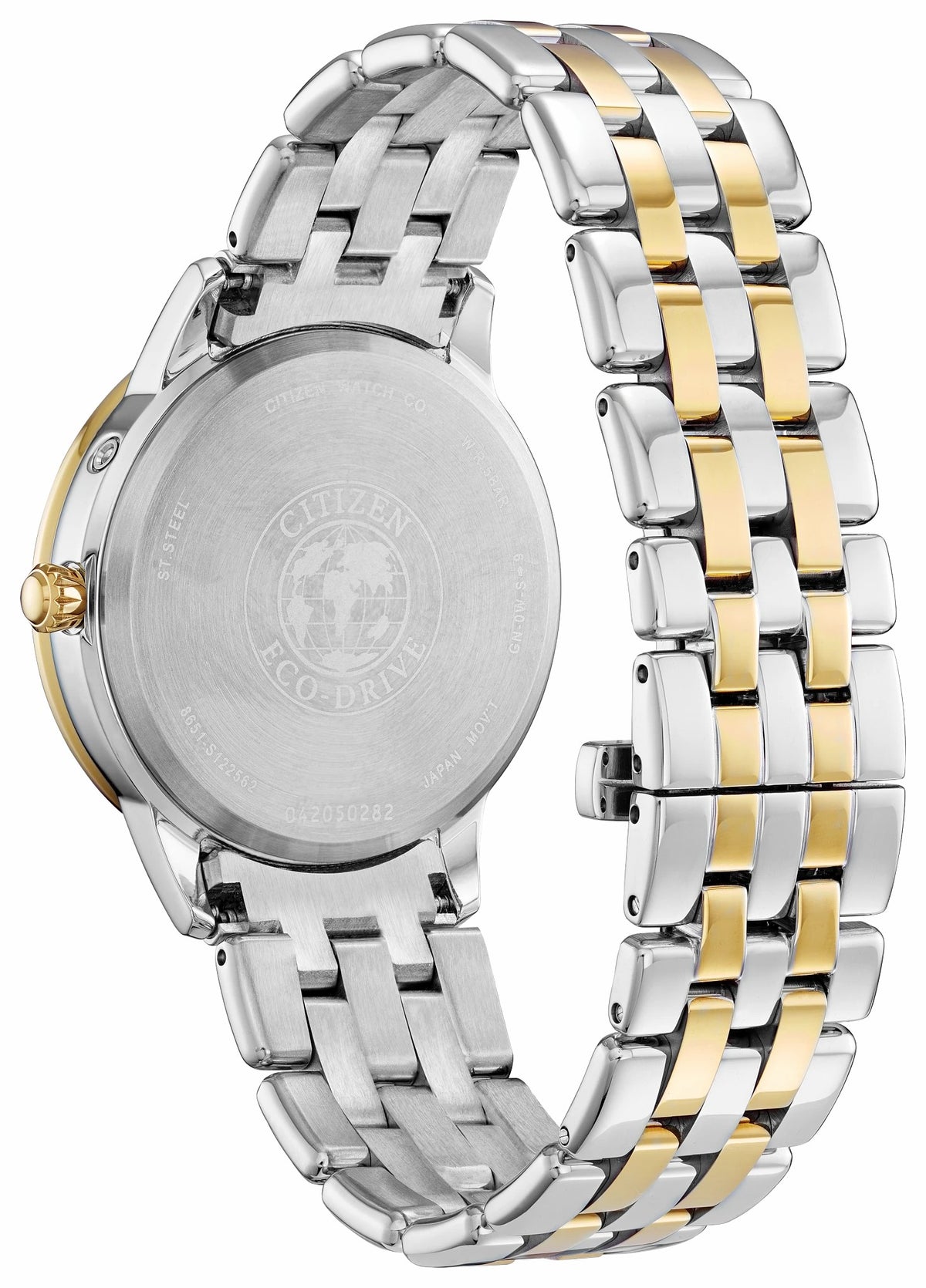 Citizen Calendrier White Dial Stainless Steel Bracelet FD0004-51D