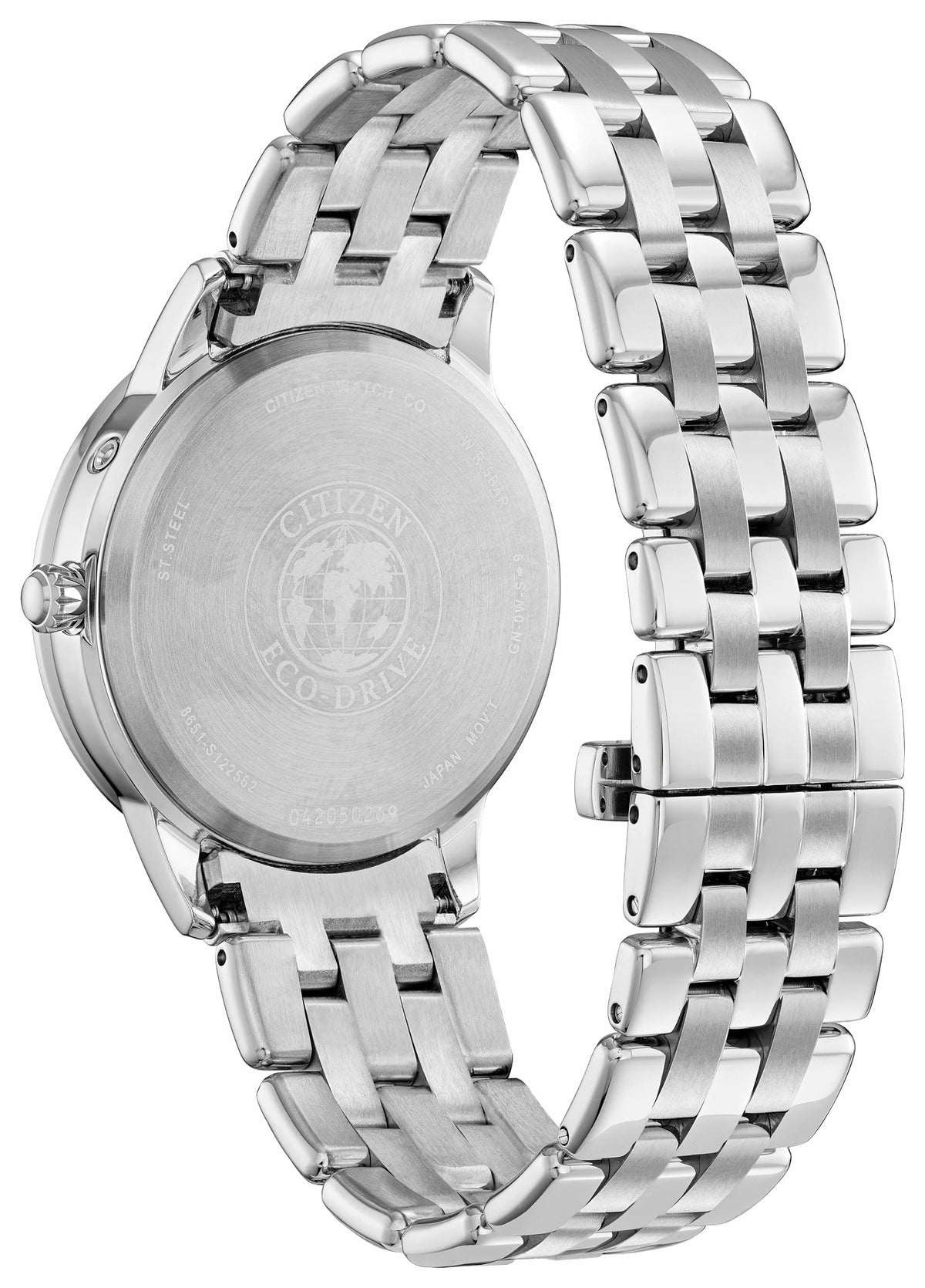 Citizen Calendrier Blue Dial Stainless Steel Bracelet FD0000-52N