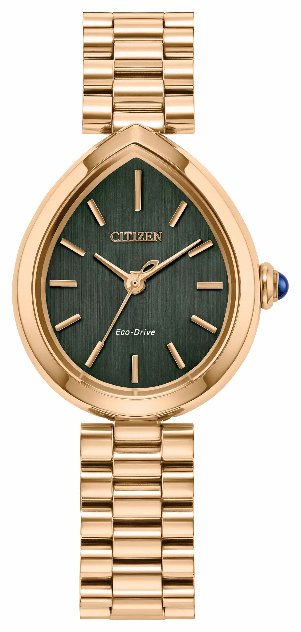 Citizen Citizen L Rainell Green Dial Stainless Steel Bracelet EM1203-57X