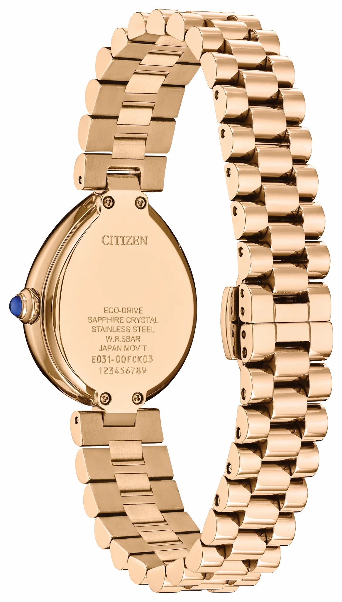 Citizen Citizen L Rainell Green Dial Stainless Steel Bracelet EM1203-57X
