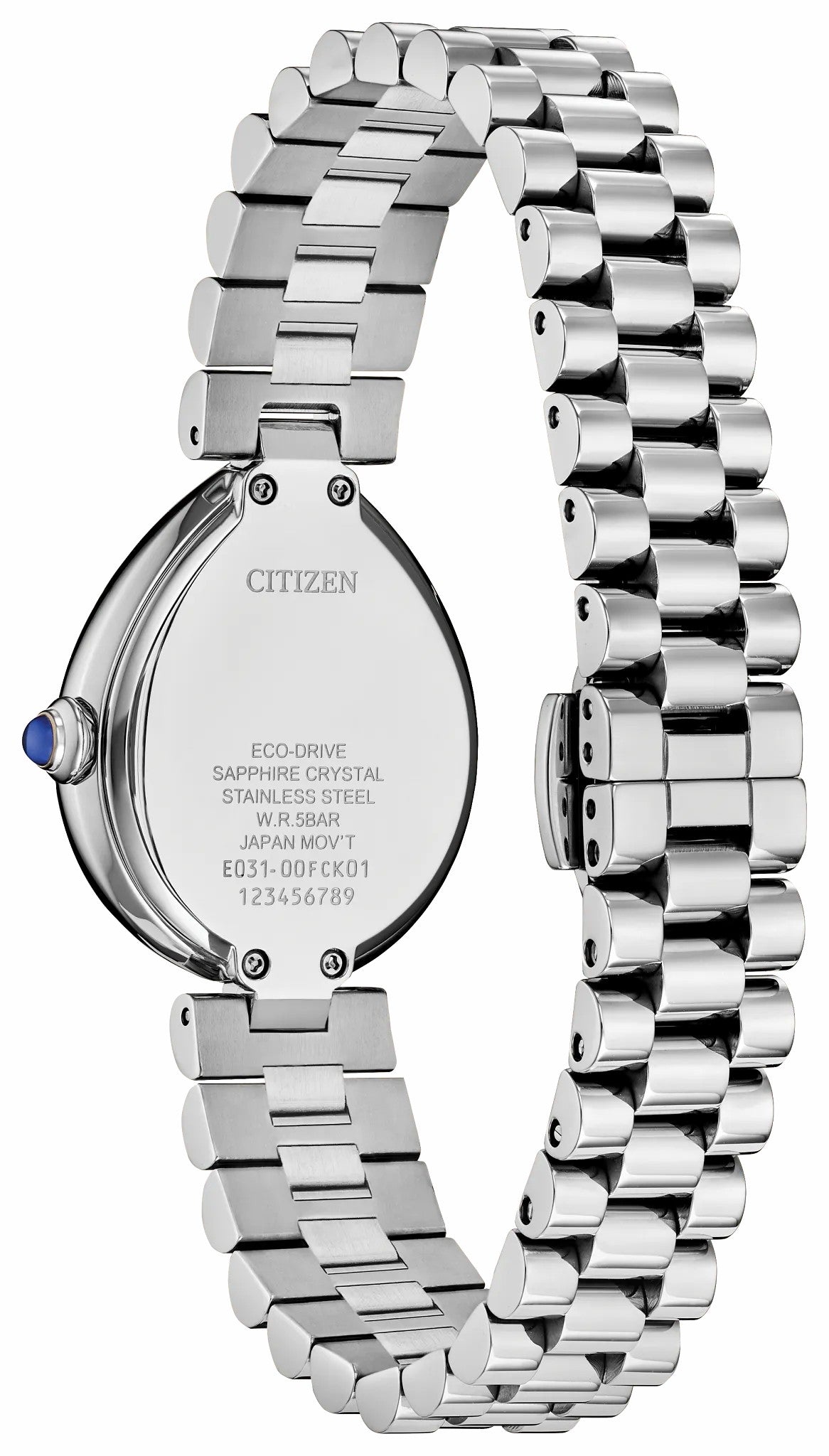 Citizen Citizen L Rainell Purple Dial Stainless Steel Bracelet EM1200-55X
